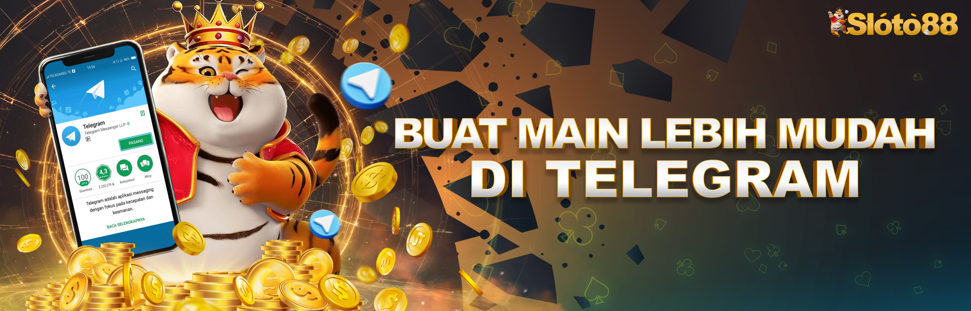 BERMAIN DARI TELEGRAM SLOTO88