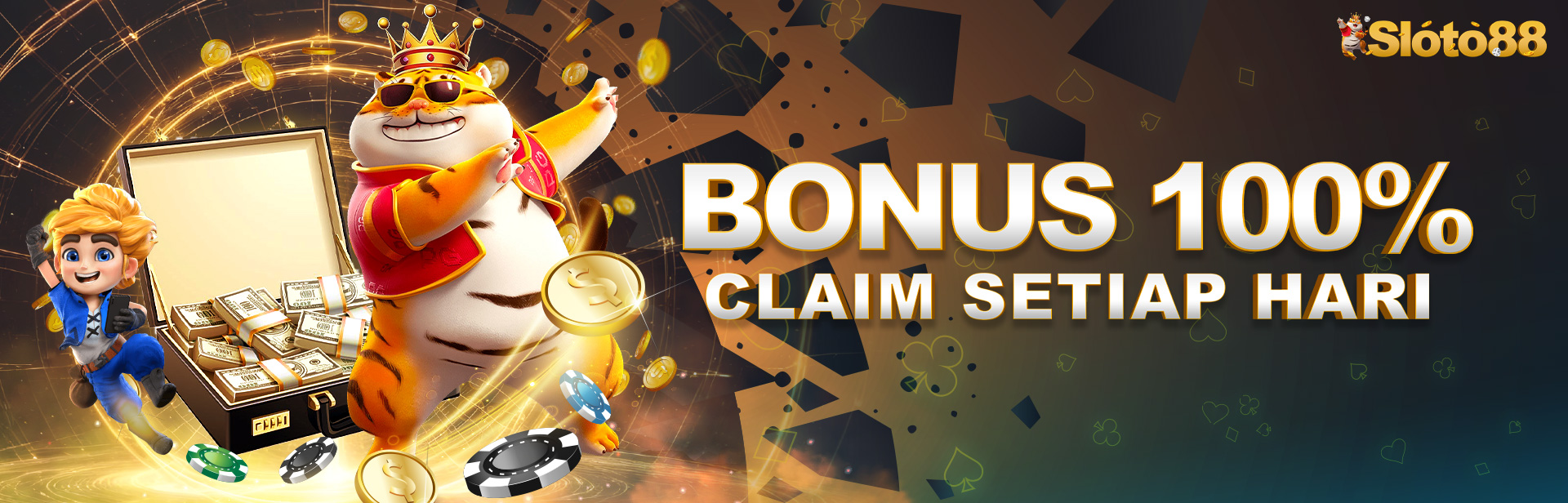 Bonus 100% claim setiap hari