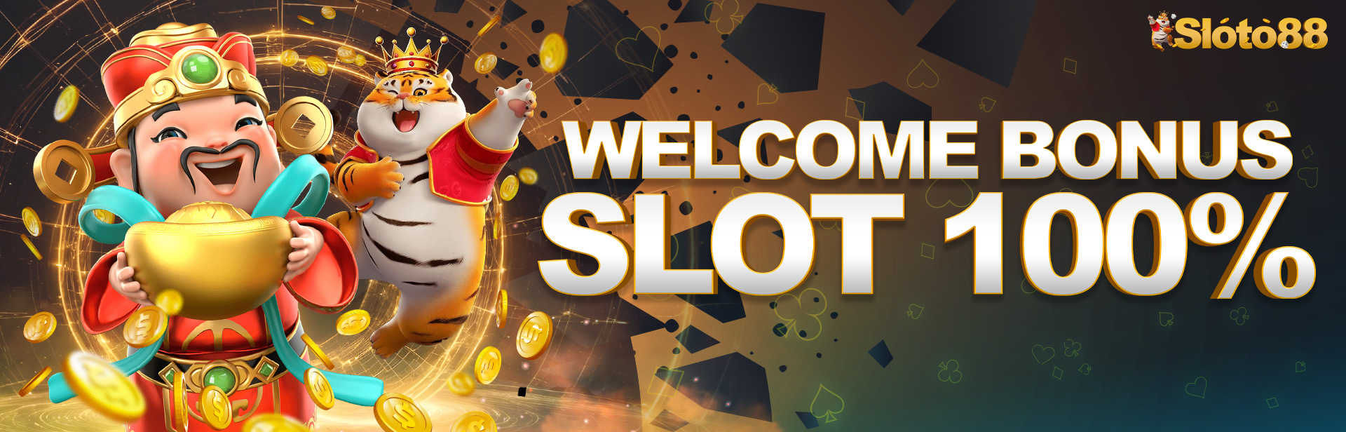 WELCOME BONUS SLOT 100%