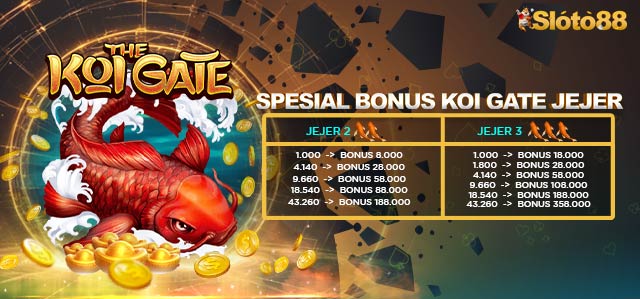 SPESIAL BONUS KOI GATE JEJER